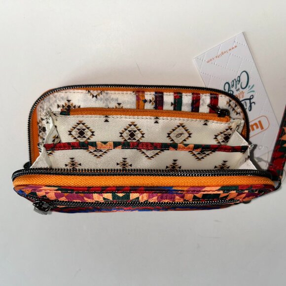 Lug Guild Collection Whirly RFID Wallet - Bargello Mountains Multi - Picture 7 of 10